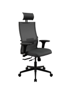 Chaise de directeur Ergo 5 avec corps en métal