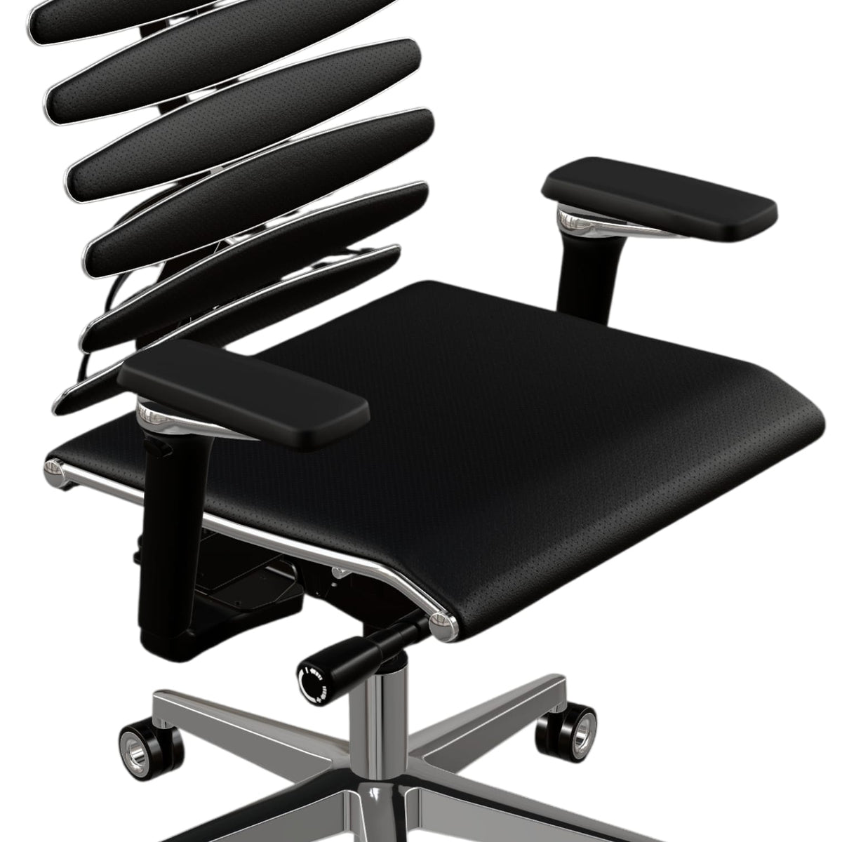 Chefsessel mit Metallgestell, Equalizer und anatomischer Rückenlehne