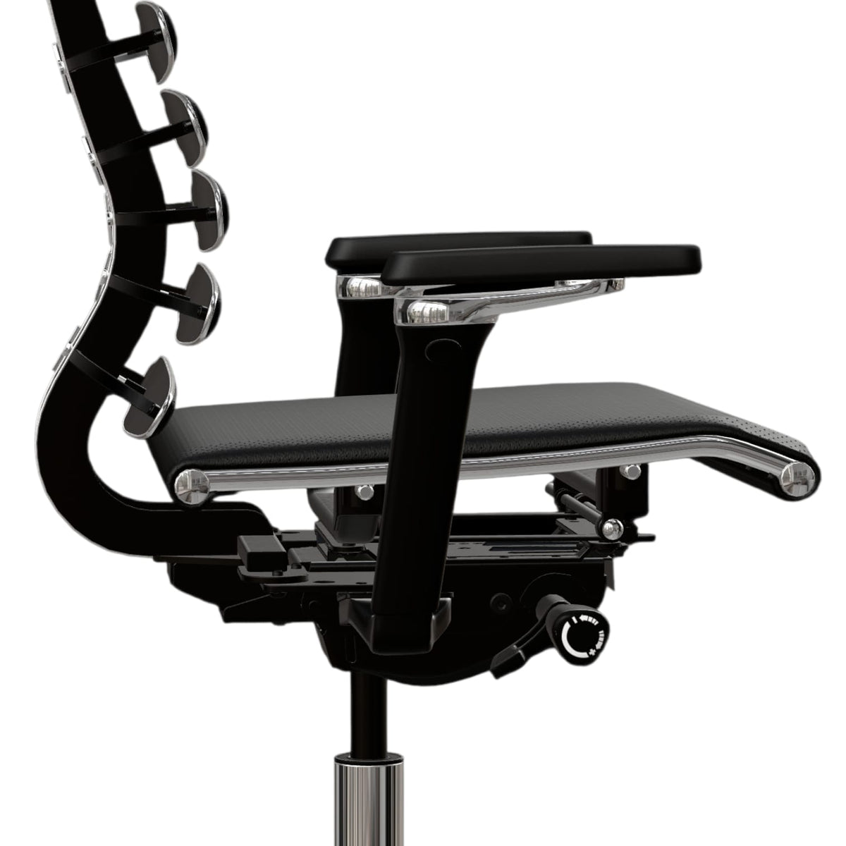 Chefsessel mit Metallgestell, Equalizer und anatomischer Rückenlehne