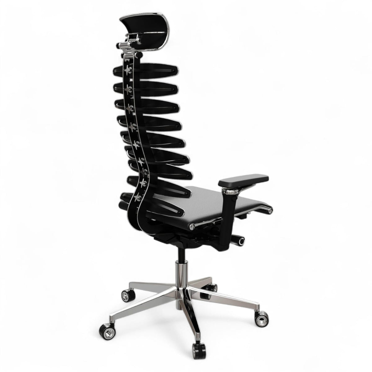 Chefsessel mit Metallgestell, Equalizer und anatomischer Rückenlehne