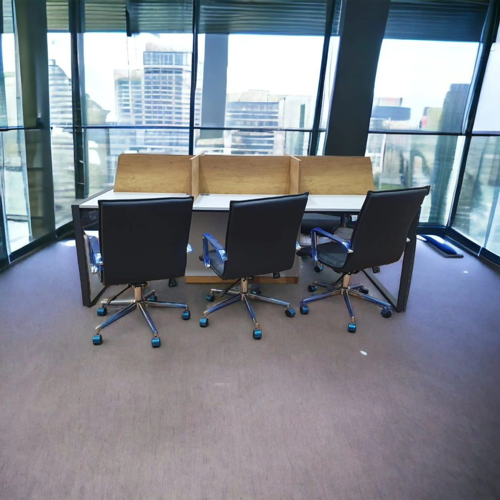 Apple 6lı Çoklu Çalışma Masası Workstation Petra - Gri ISTANBUL