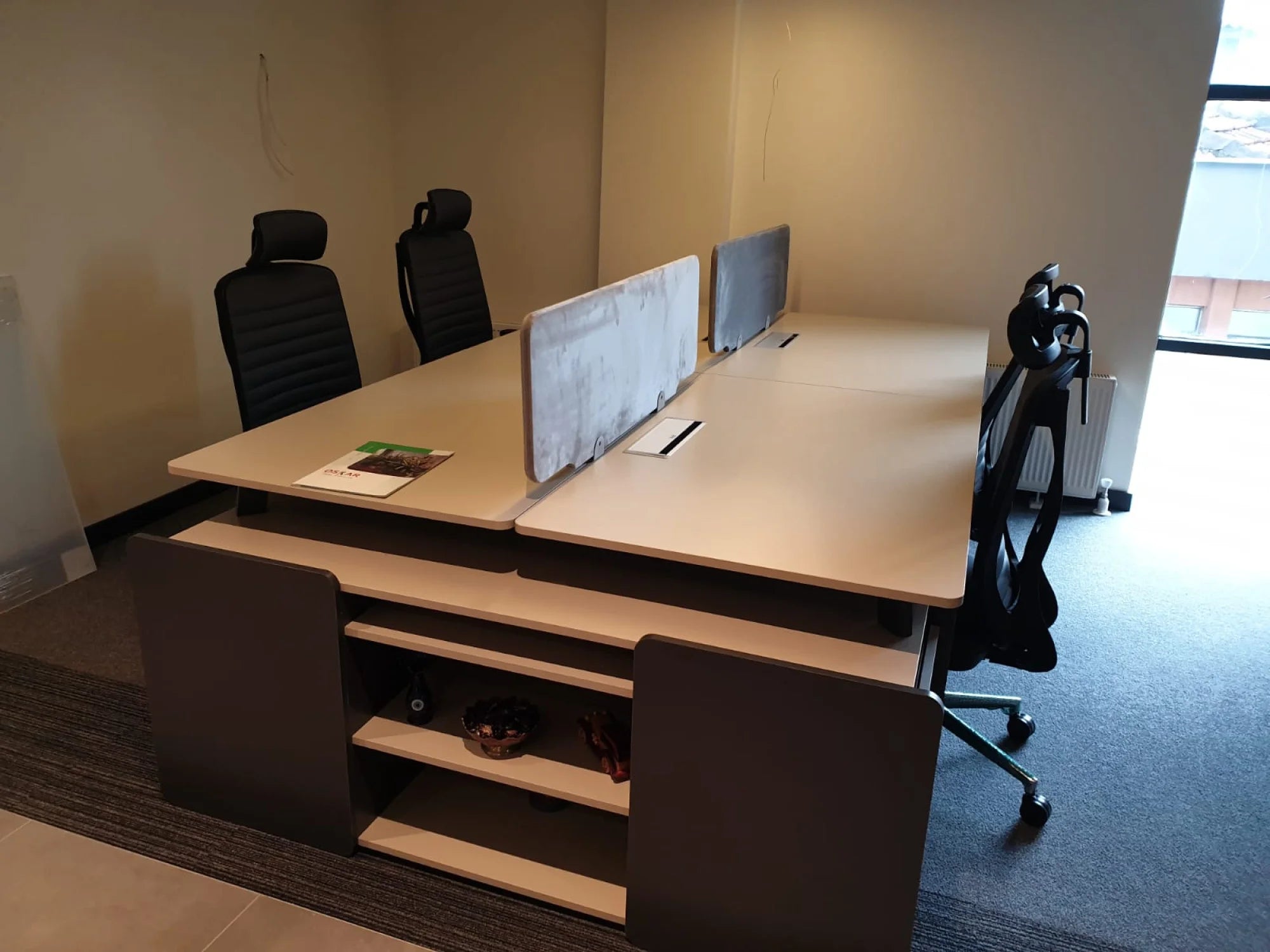 Katar 4lü Çalışma Masası Workstation ISTANBUL