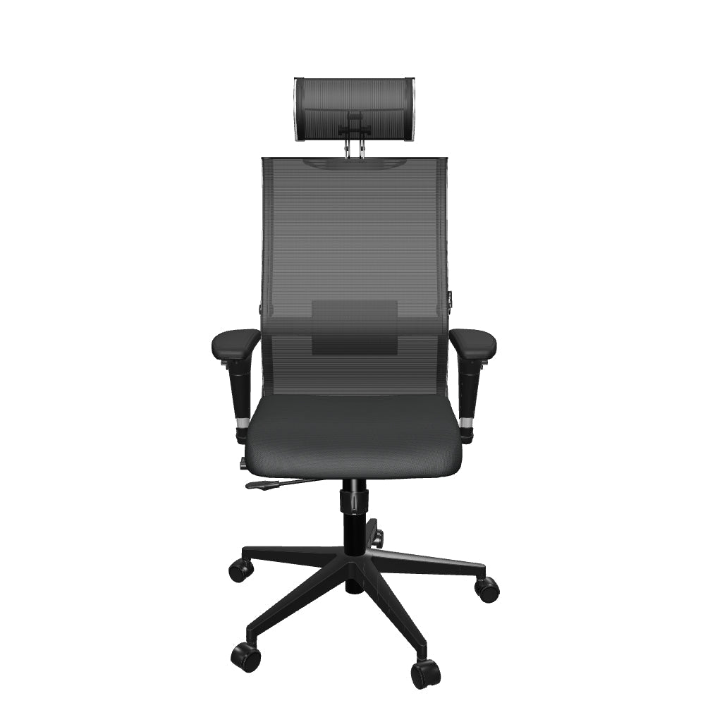 Chaise de directeur Ergo 5 avec corps en métal