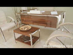 Istanbul Office Staff Desk Set Valante Walnut MDF
